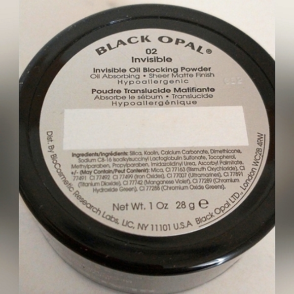 New Black Opal Oil Blocking Powder Color - Invisible - Picture 2 of 4